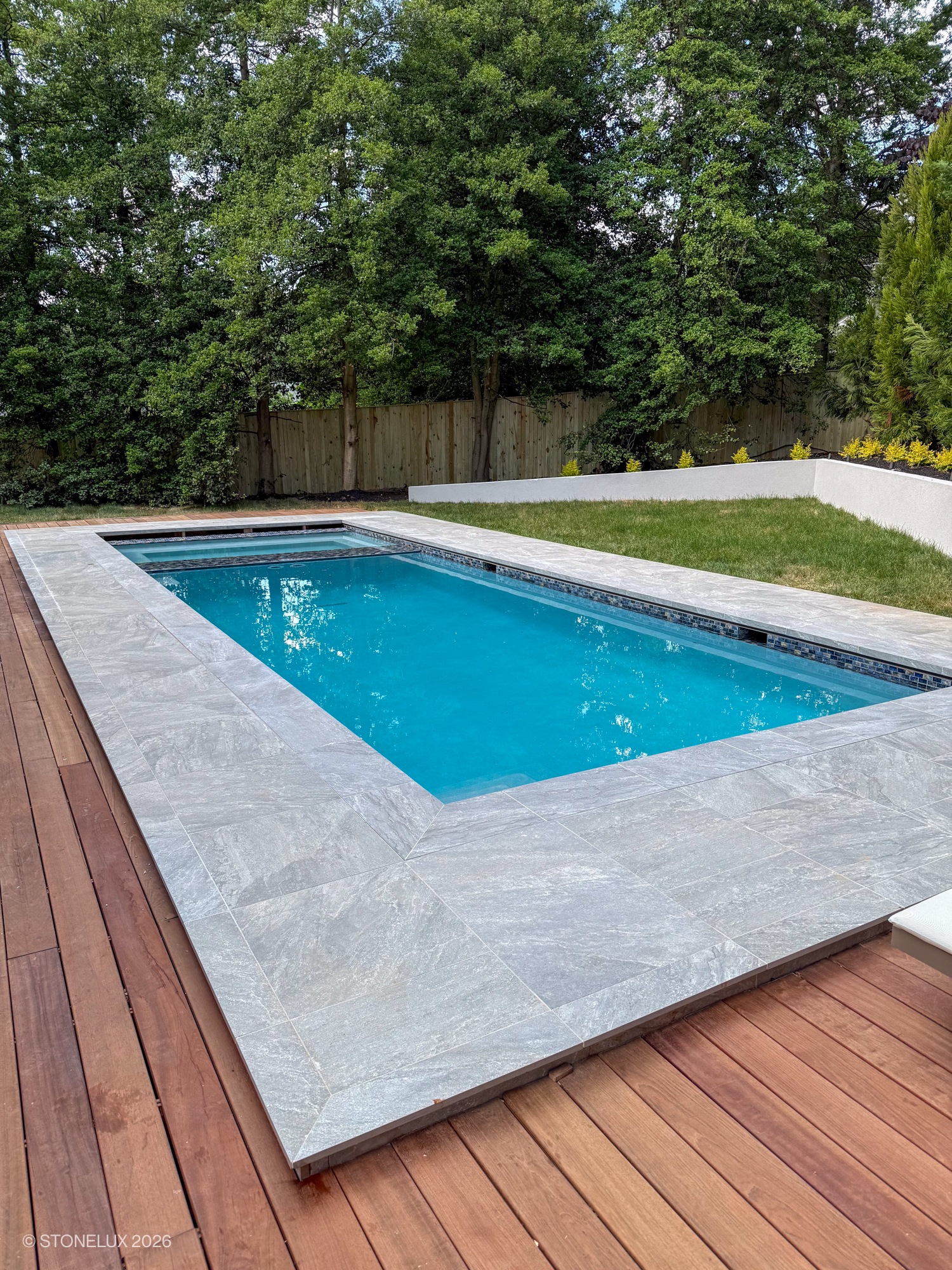 Rasa Gray 24x48x2cm Porcelain Paver | STONELUX